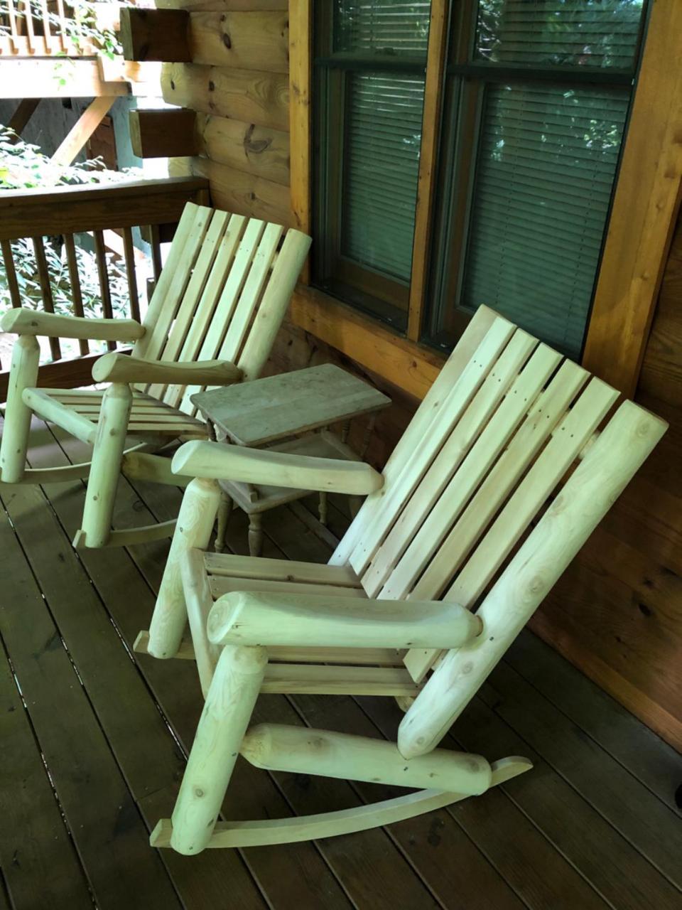 Misty Creek Log Cabins マギー・バレー エクステリア 写真